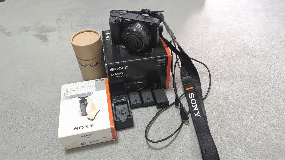 ‪α‬6400 パワーズームレンズキット 付属品多数