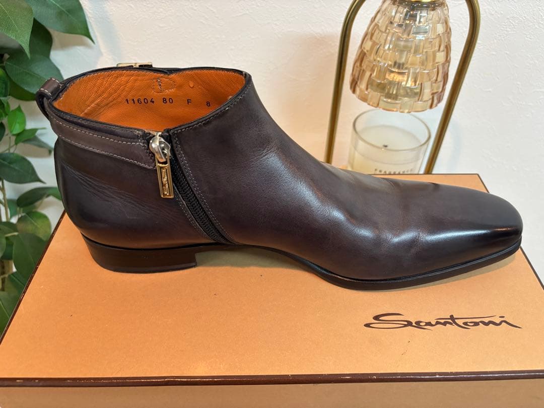 期間限定値下げ中　サントーニ アンクルレザーシューズ （27.5〜28㎝）