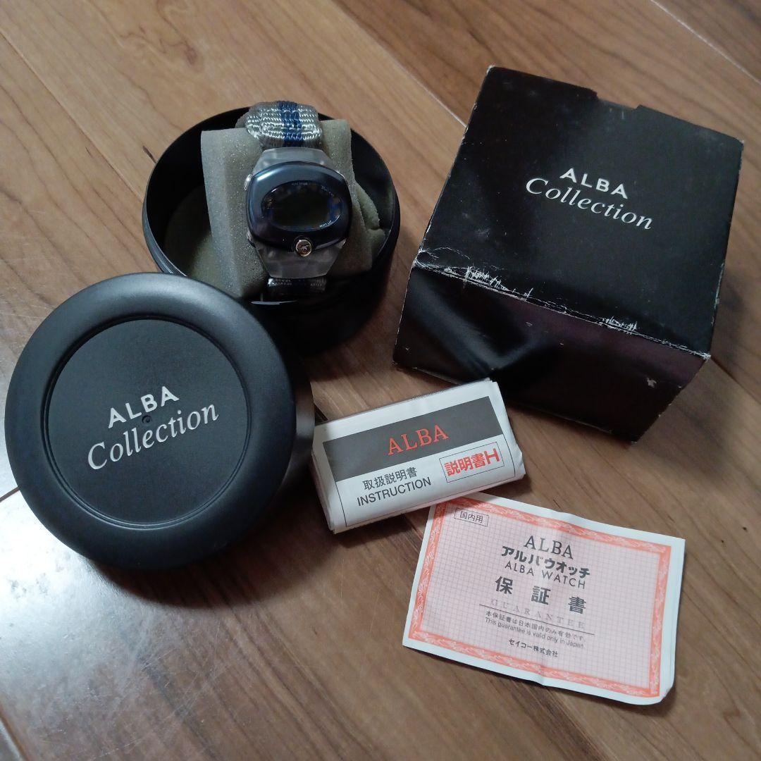 魅*流様 SEIKO ALBA SPOON ミッキーマウスのデジタルウォッチ