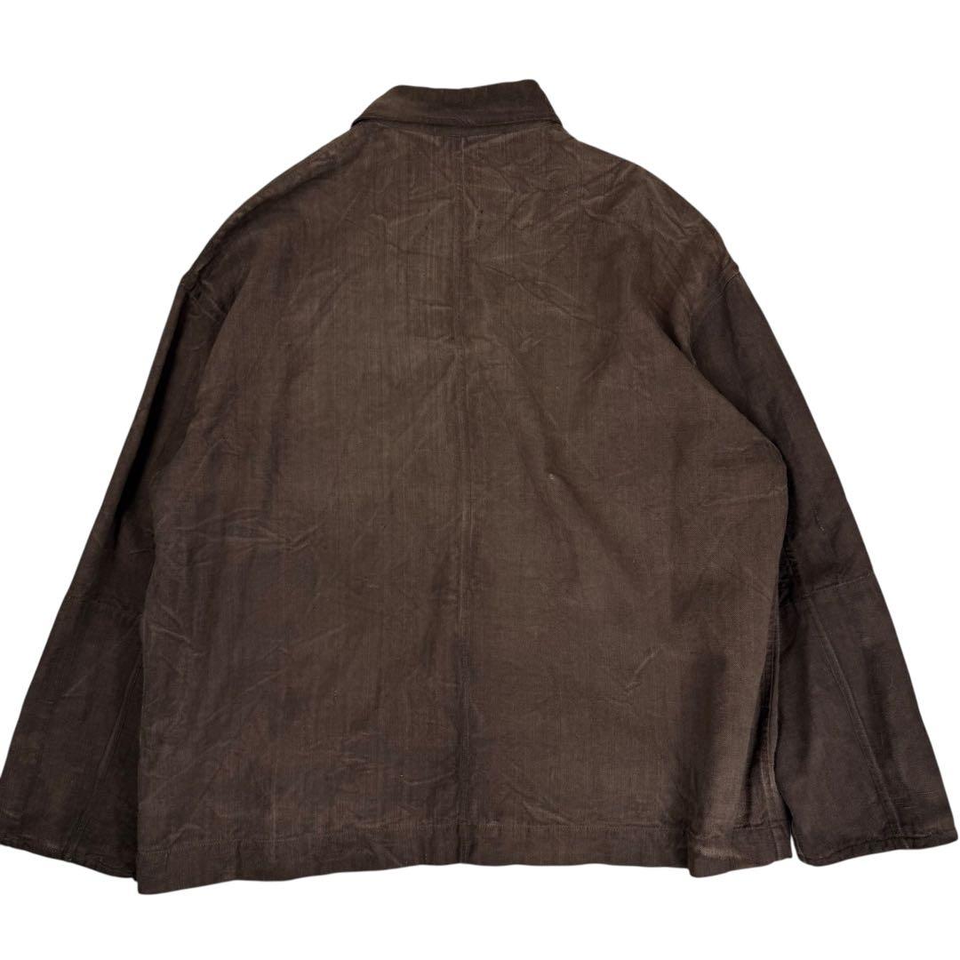 スノーピーク　peak 泥染め オーバーサイズ カバーオール ジャケット