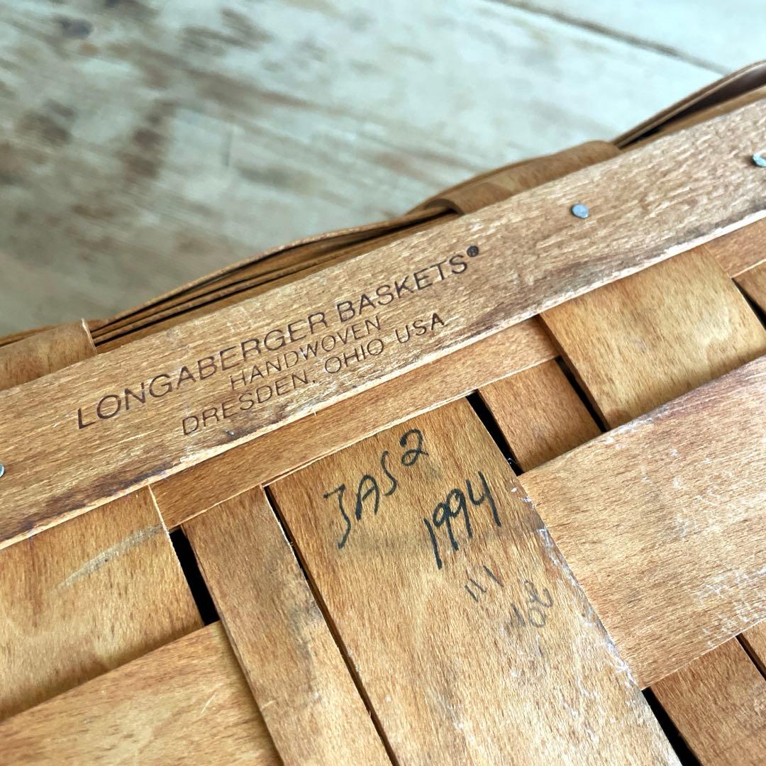 アメリカ アンティーク 大きな ロンガバーガー ピクニック バスケット