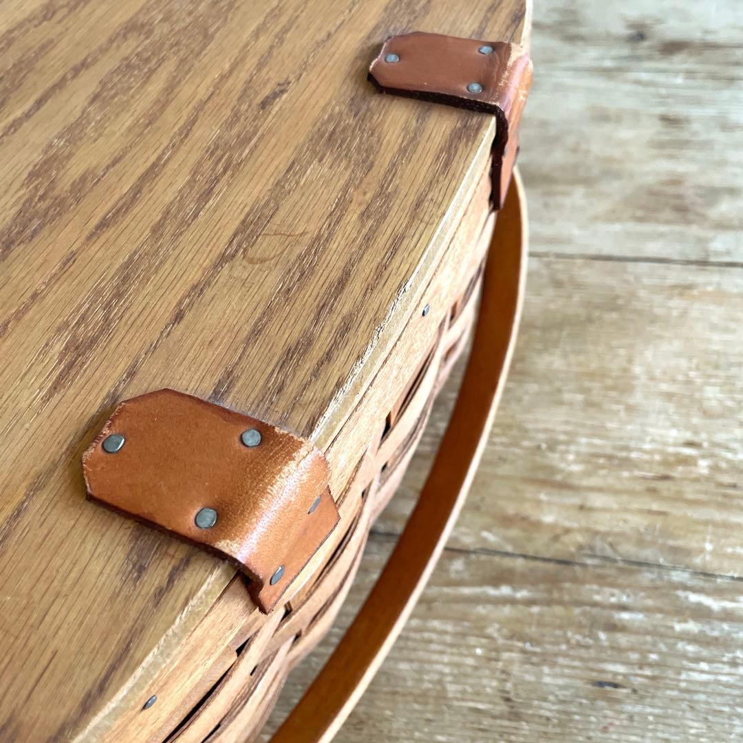 アメリカ アンティーク 大きな ロンガバーガー ピクニック バスケット