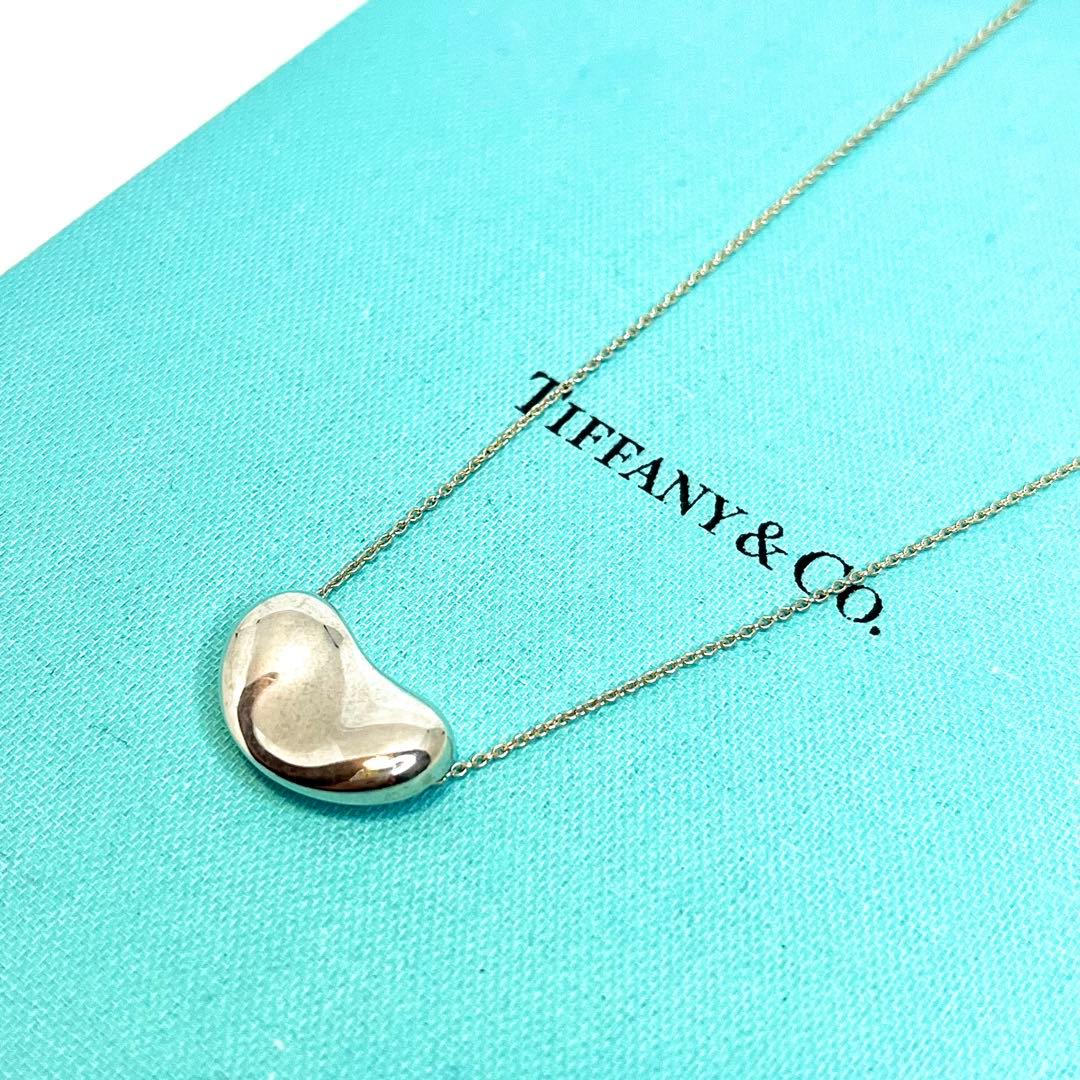 ティファニー ビーンネックレス ラージサイズ トップ シルバー 925 2.0