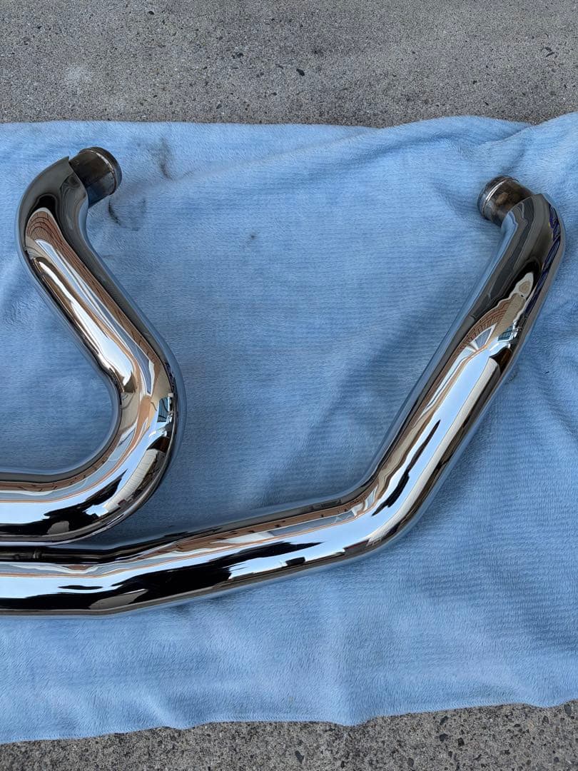 COBRA スピードスター909 フルエキ マフラー　ハーレー 鼓動バッフル付き