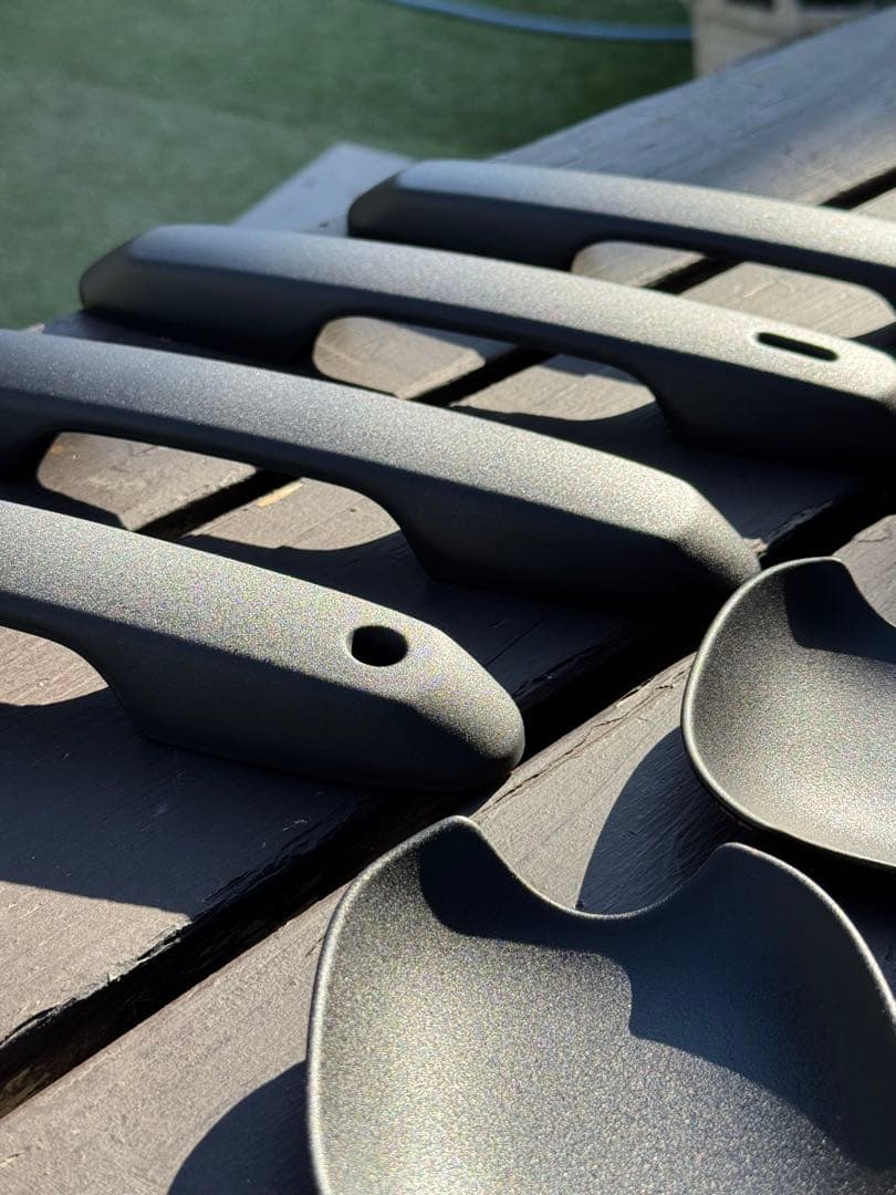 rav4 ドアハンドルプロテクター　ドアハンドルカバー　ラプターライナー塗装