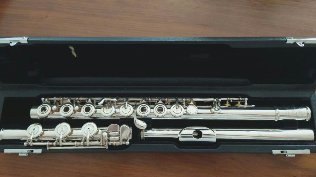 三響　SANKYO フルート シルバーソニック　Ｈ足部管　リングキイ