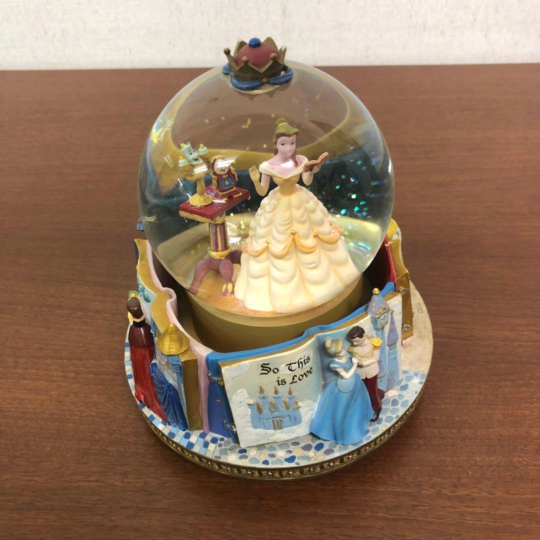 ❶要確認　美女と野獣　オルゴール　スノードーム　ディズニープリンセス