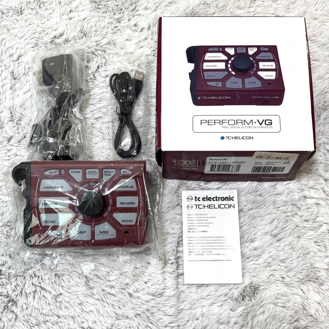 TC-Helicon Perform-VG ボーカルエフェクター 箱・付属品あり