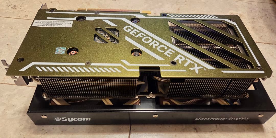 Sycom RTX4070 super 12GB グラフィックボード 静音