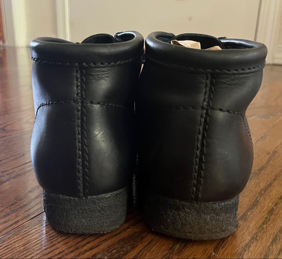 imo　　Clarks 黒 ワラビー ハイカット 25.0