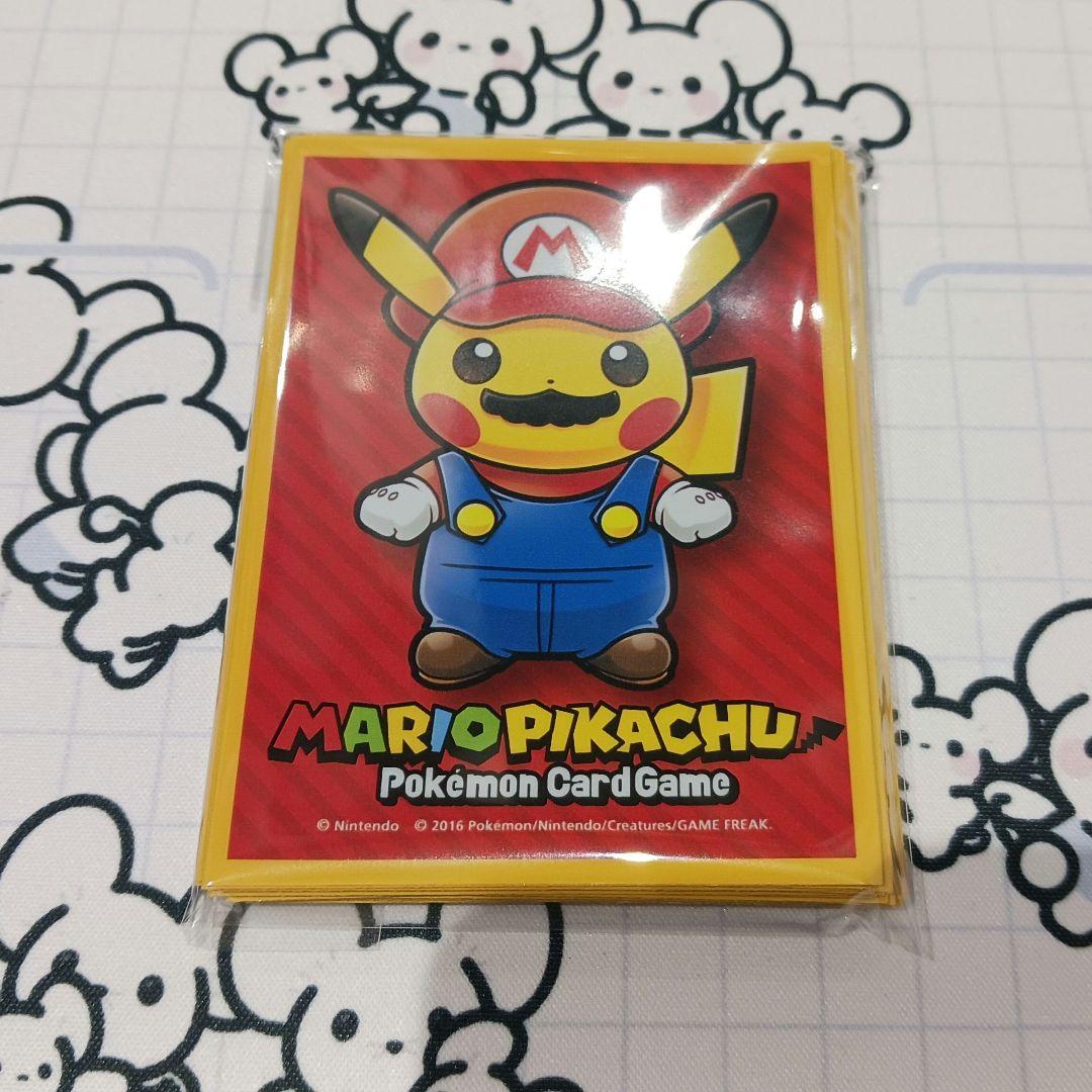 【29枚】マリオピカチュウ デッキシールド ポケモンカード ポケカ スリーブ