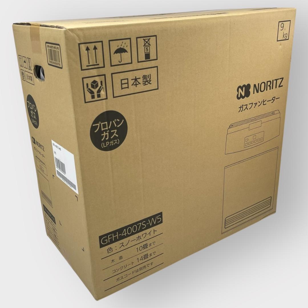 NORITZ ガスファンヒーター GFH-4007S-W5(LPガス)