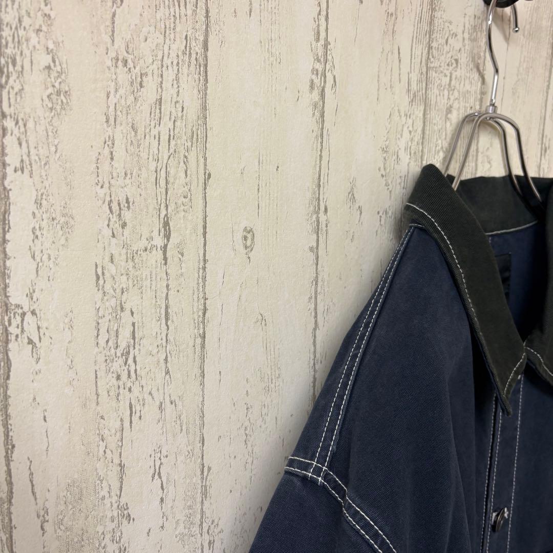 【激レア】STUSSY ステューシー　カバーオール　ジャケット　完売モデル　刺繍