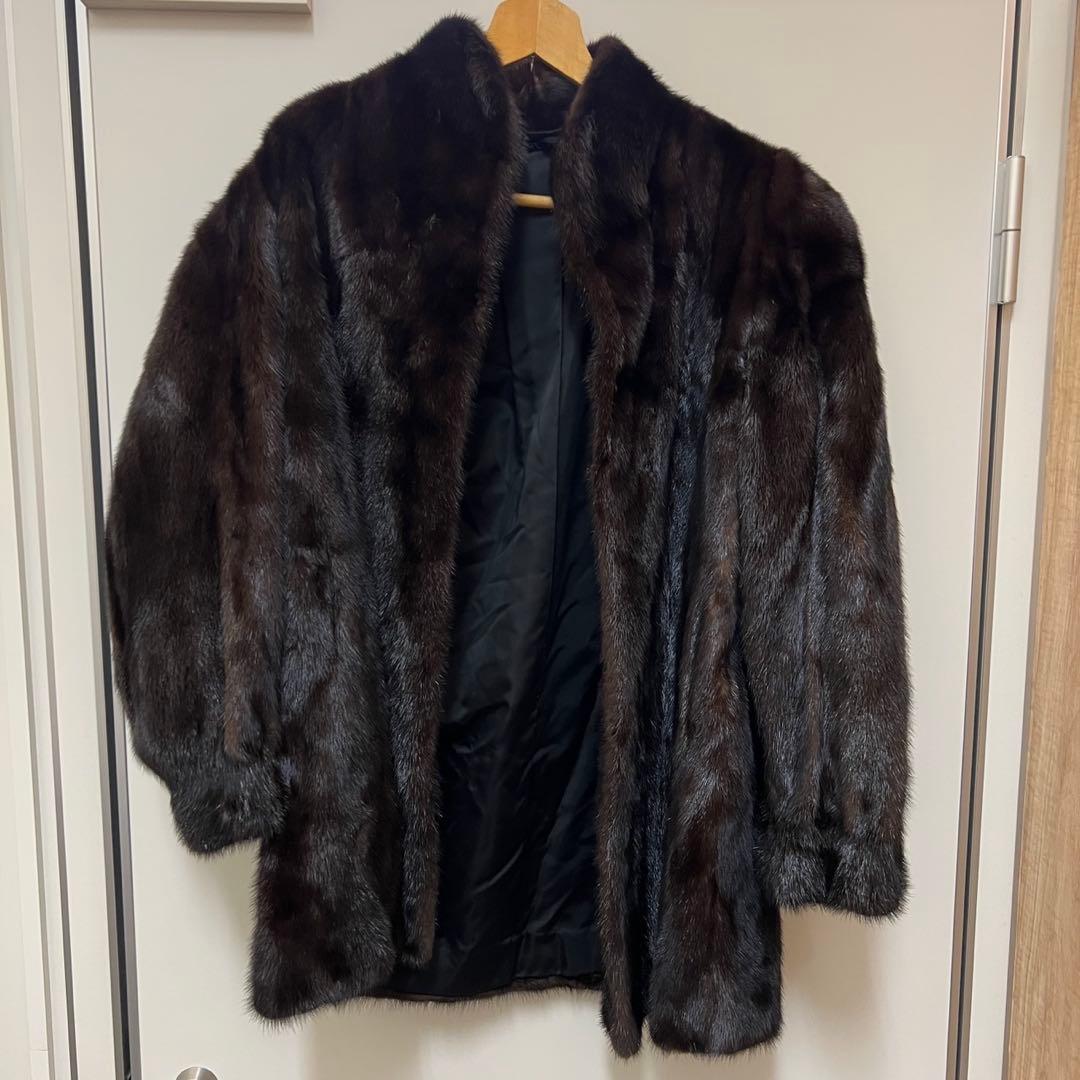 サガミンク　毛皮コート