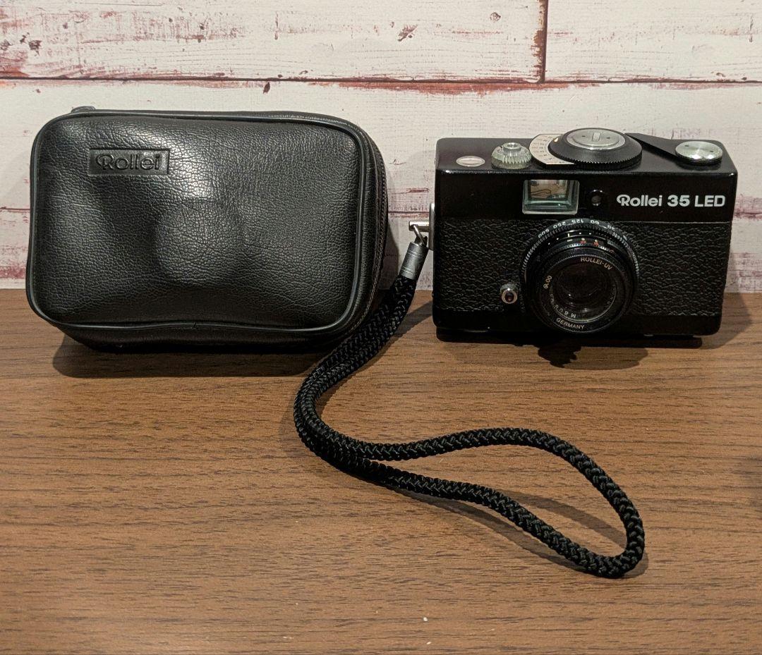 Rollei 35 LED 黒 希少なケース付 ジャンク扱い
