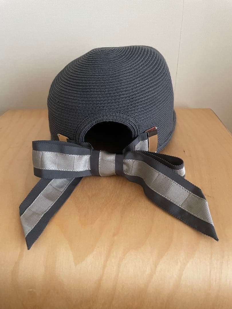 アシーナニューヨーク ジャネット ダークグレー キャップ