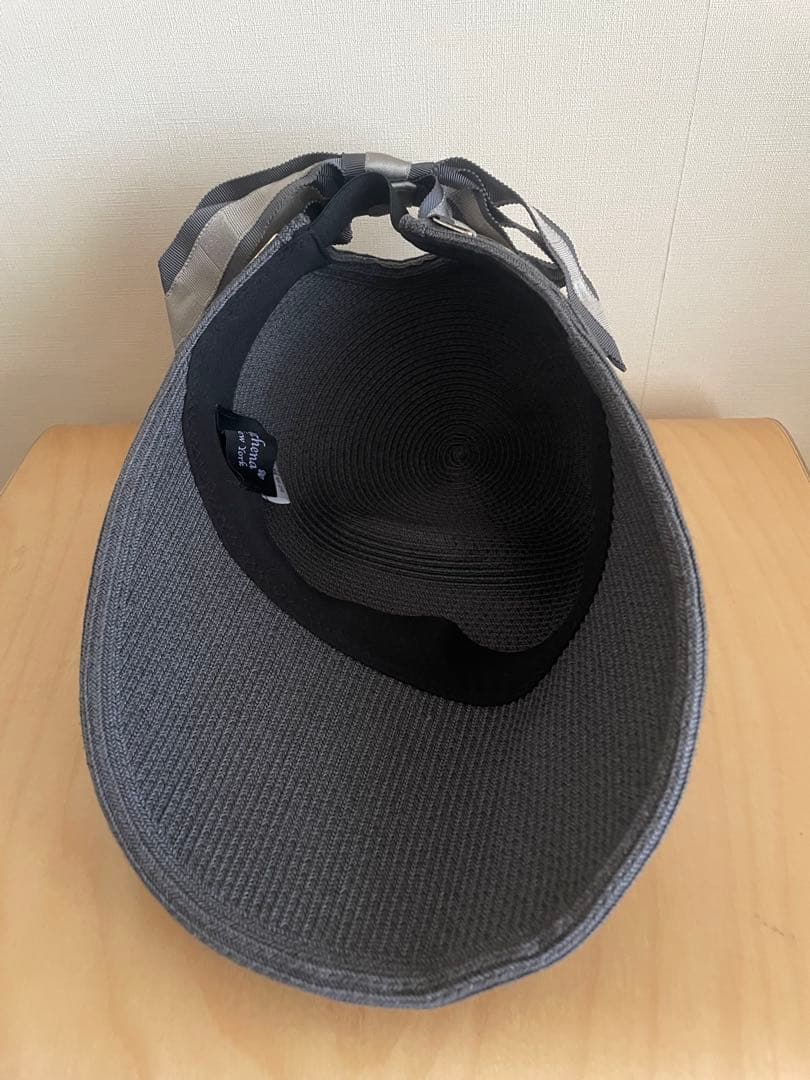 アシーナニューヨーク ジャネット ダークグレー キャップ