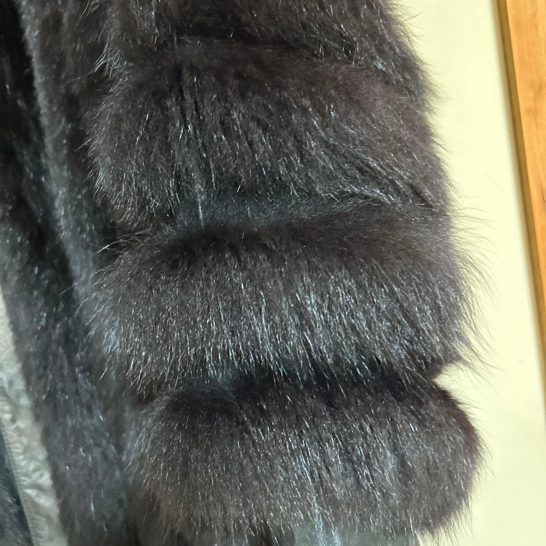 ブラックミンクコート