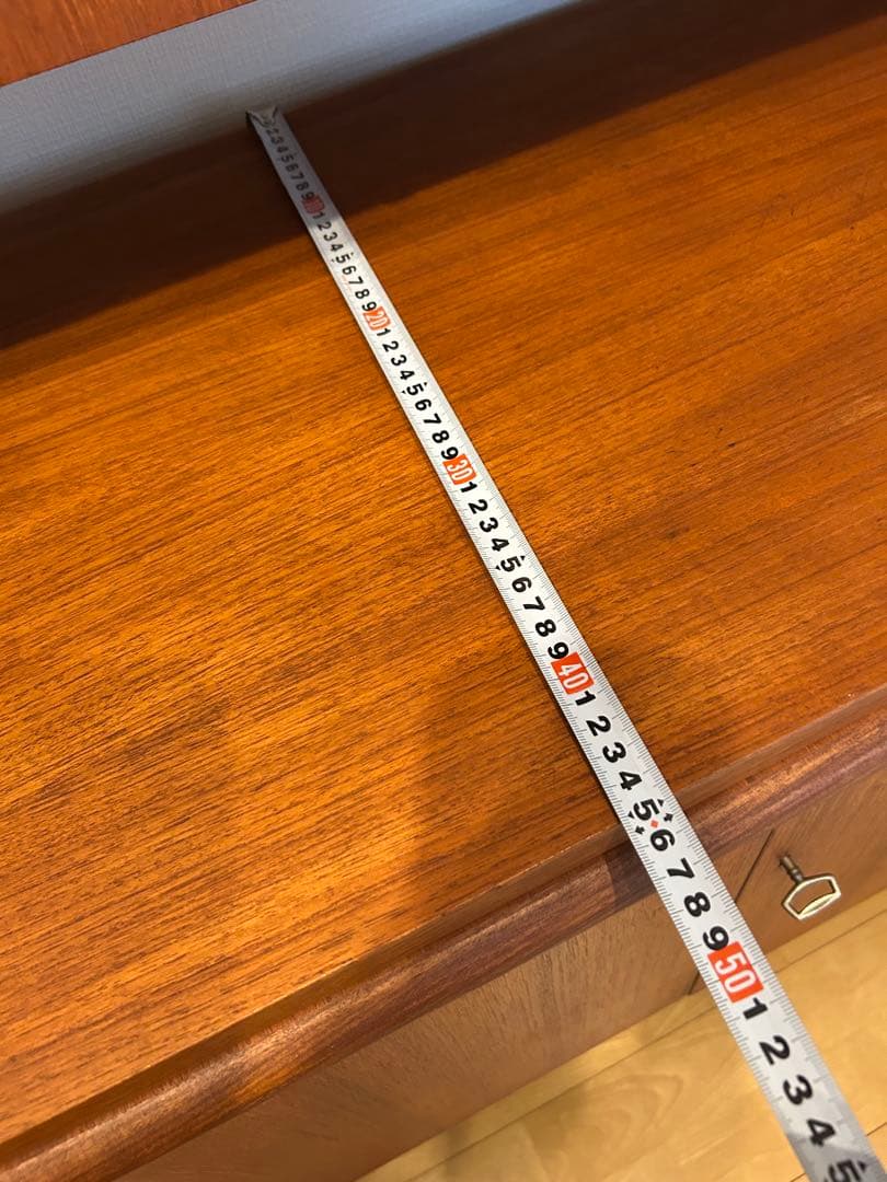 北欧チークビンテージキャビネット ブックシェルフ