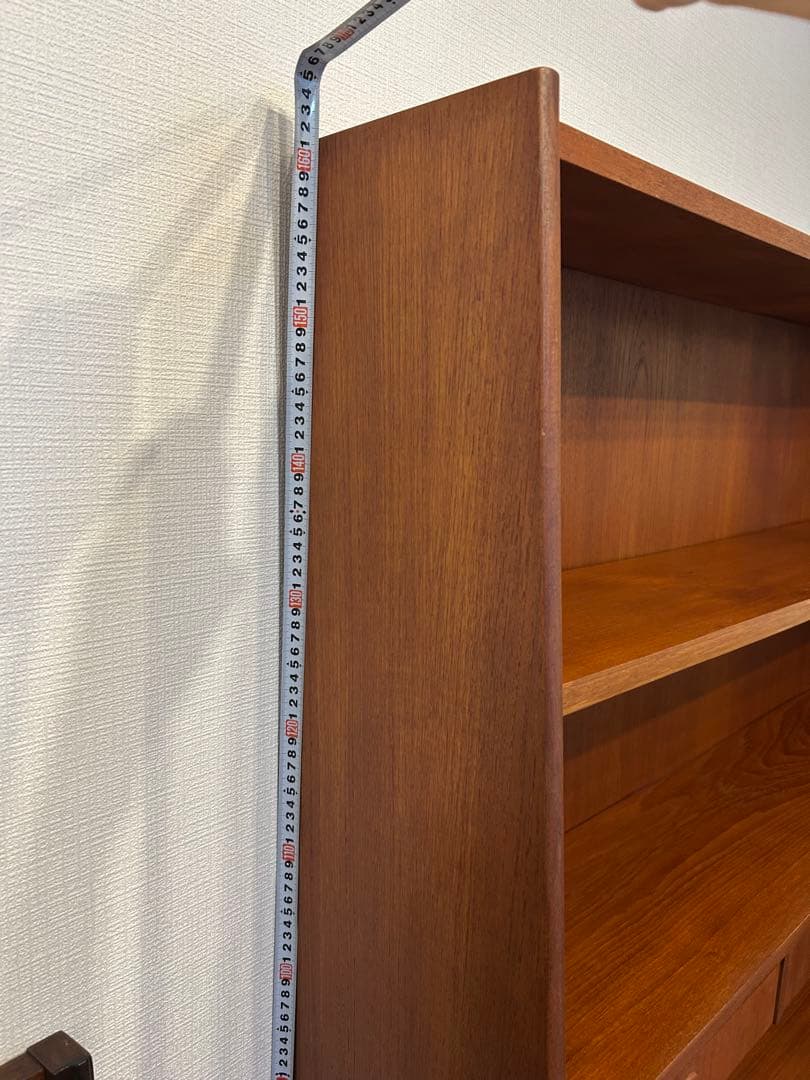 北欧チークビンテージキャビネット ブックシェルフ