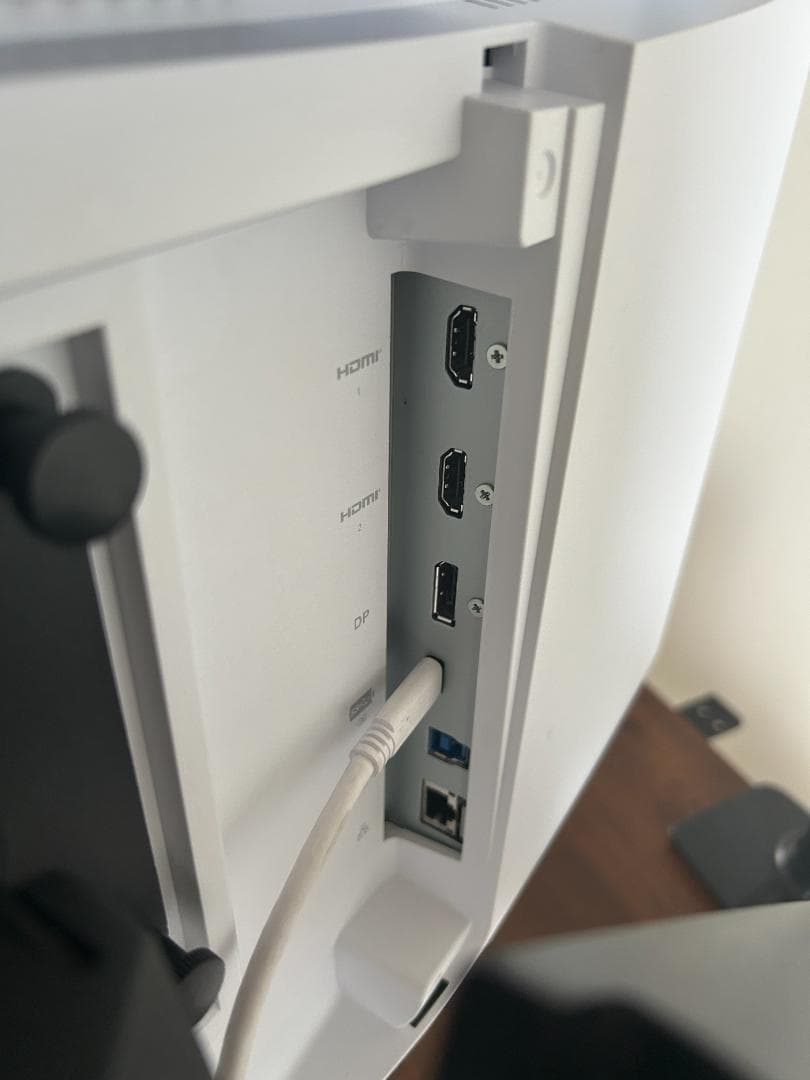 【超美品】EIZO ウルトラワイド モニター EV3450XC-WT　USB-c