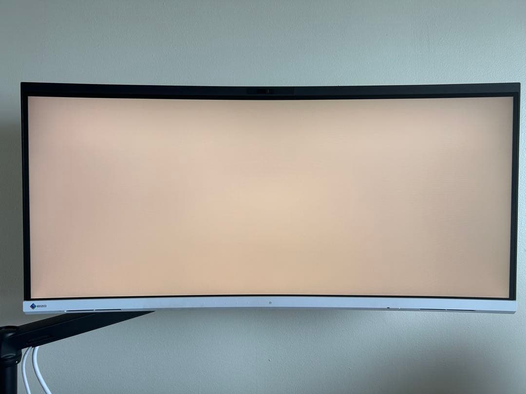 【超美品】EIZO ウルトラワイド モニター EV3450XC-WT　USB-c