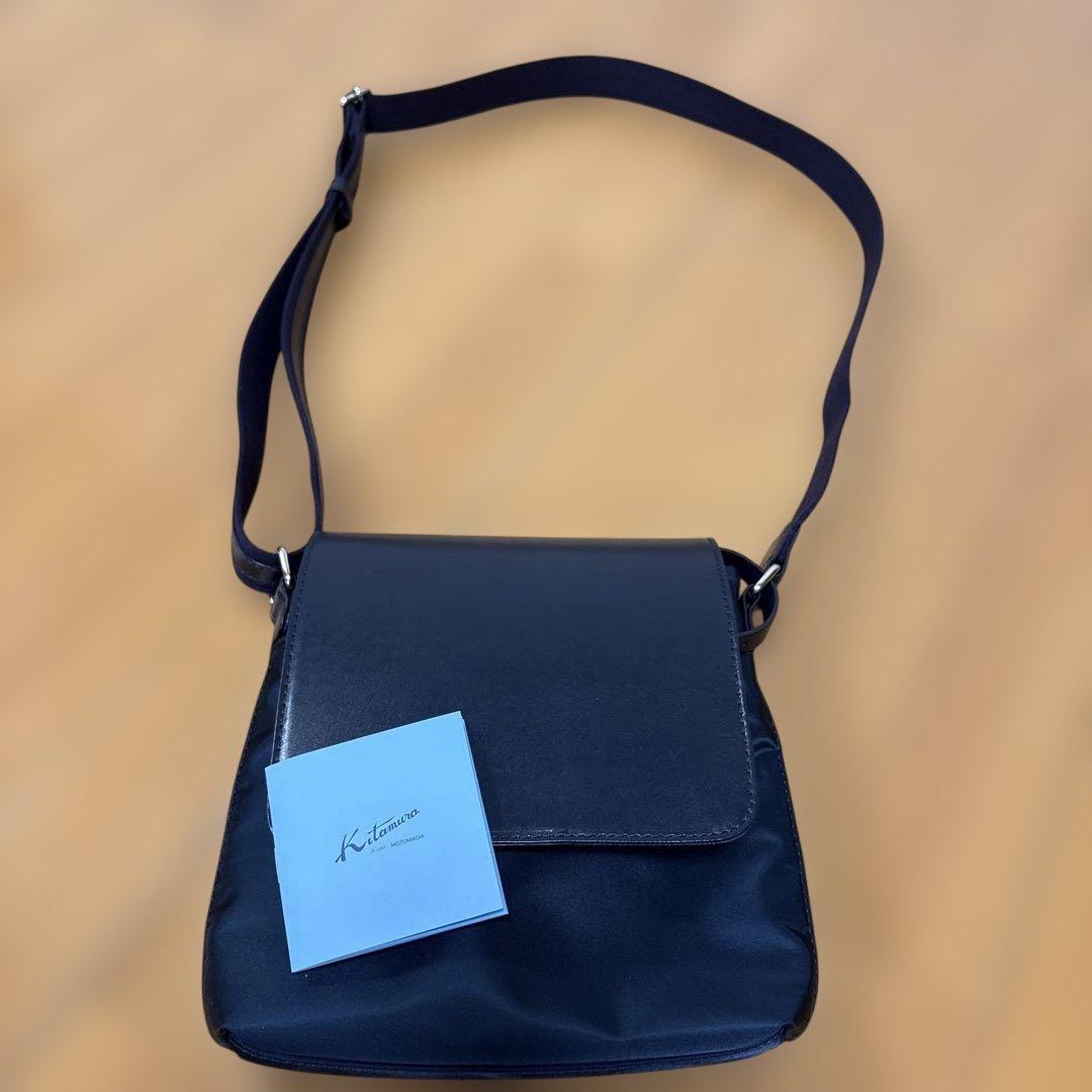 高田純次プロデュースキタムラお散歩バック2nd ダークブルー　美品