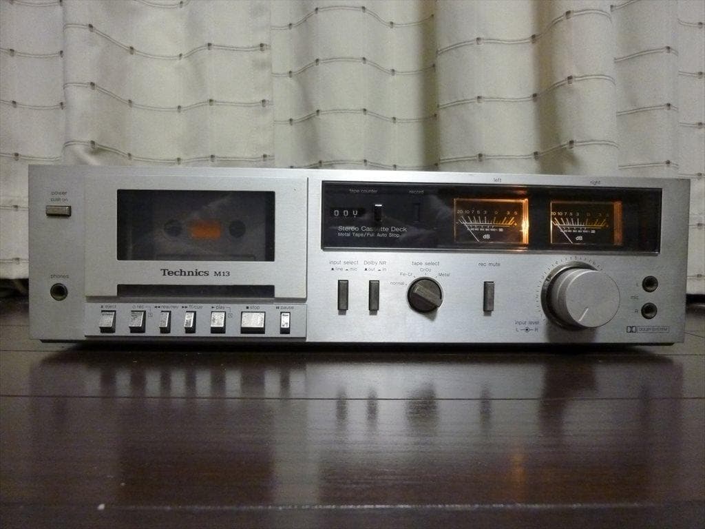 テクニクス Technics カセットデッキ RS-M13全機能動作 美品