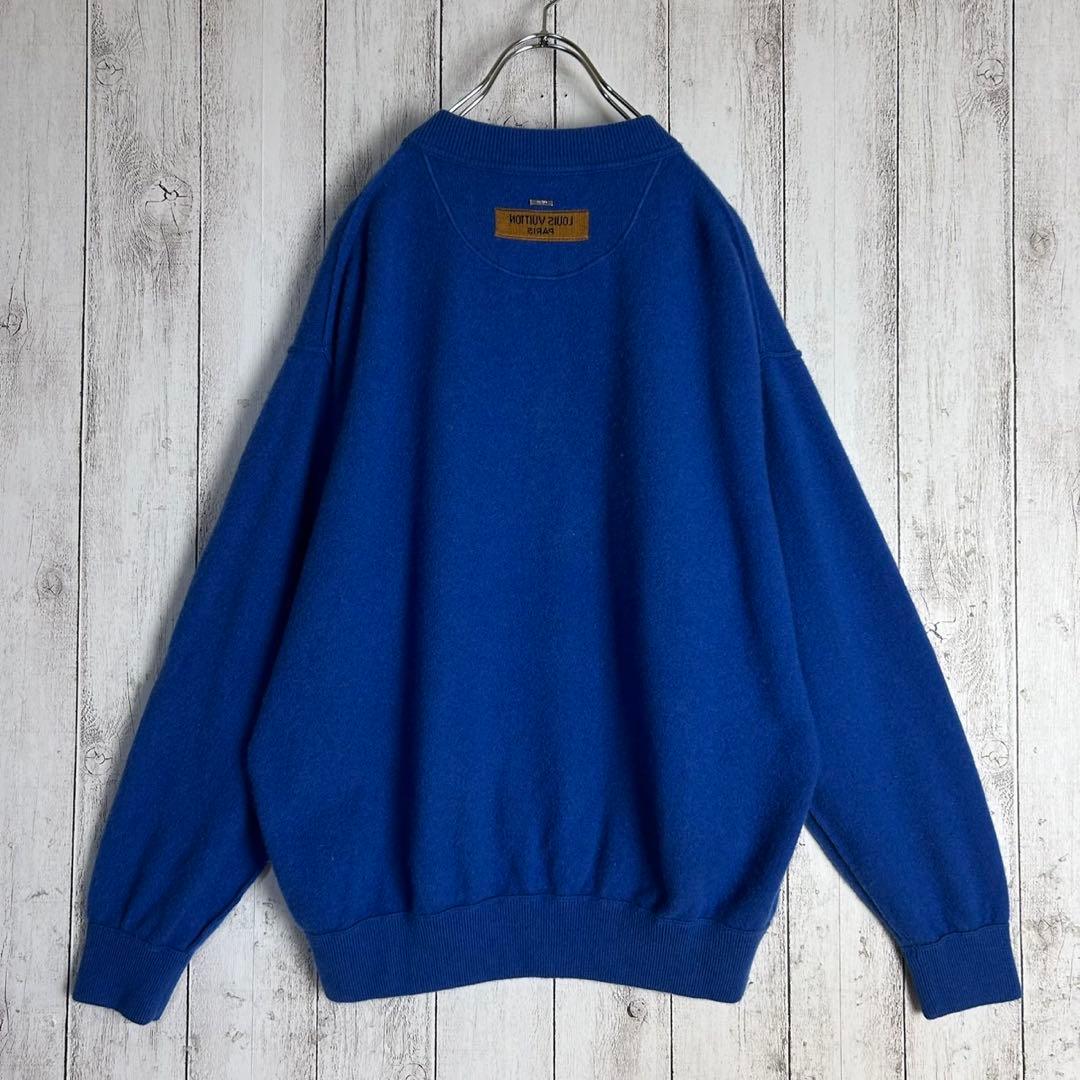 5957【人気デザイン・美品】ルイヴィトン‪☆インサイドアウトロゴ入りニット