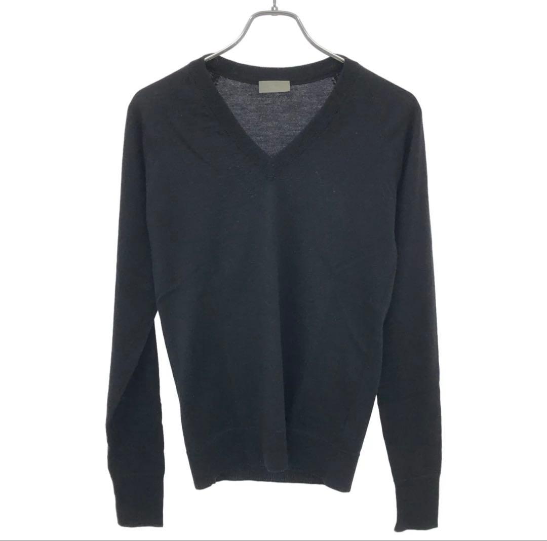 Dior homme 2005AW 爪痕 Vネック ダメージニット セーター