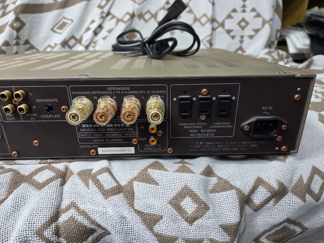 ジャンク扱い　Marantz PM-17SA プリメインアンプ