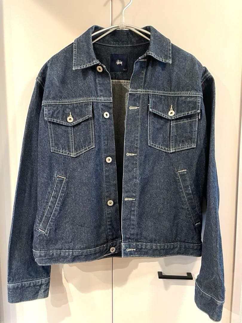 STUSSY ステューシー デニムジャケット Gジャン L インディゴ