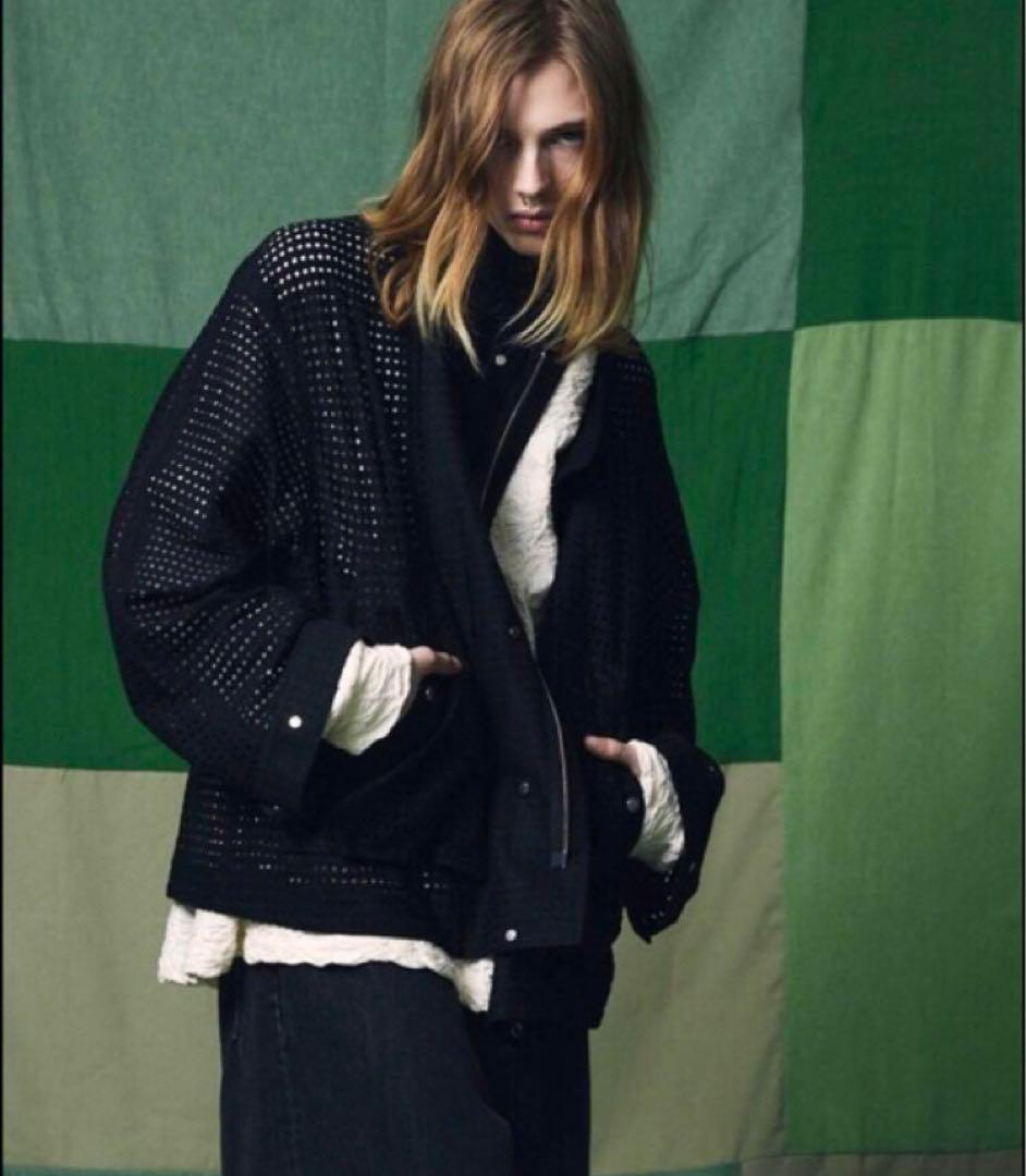 メゾンスペシャル ドット レース プライム オーバー ショート モッズ ブルゾン