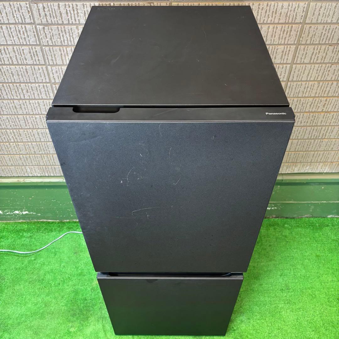 25年製 冷蔵庫 一人暮らし マットブラック パナソニック【地域限定配送無料】