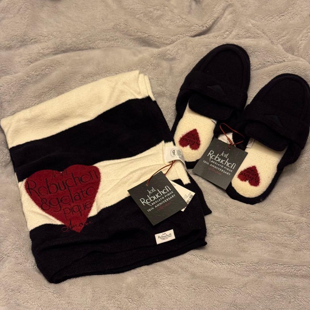 ジェラピケJOEL ROBUCHON 山田涼介 ブランケット　ルームシューズ