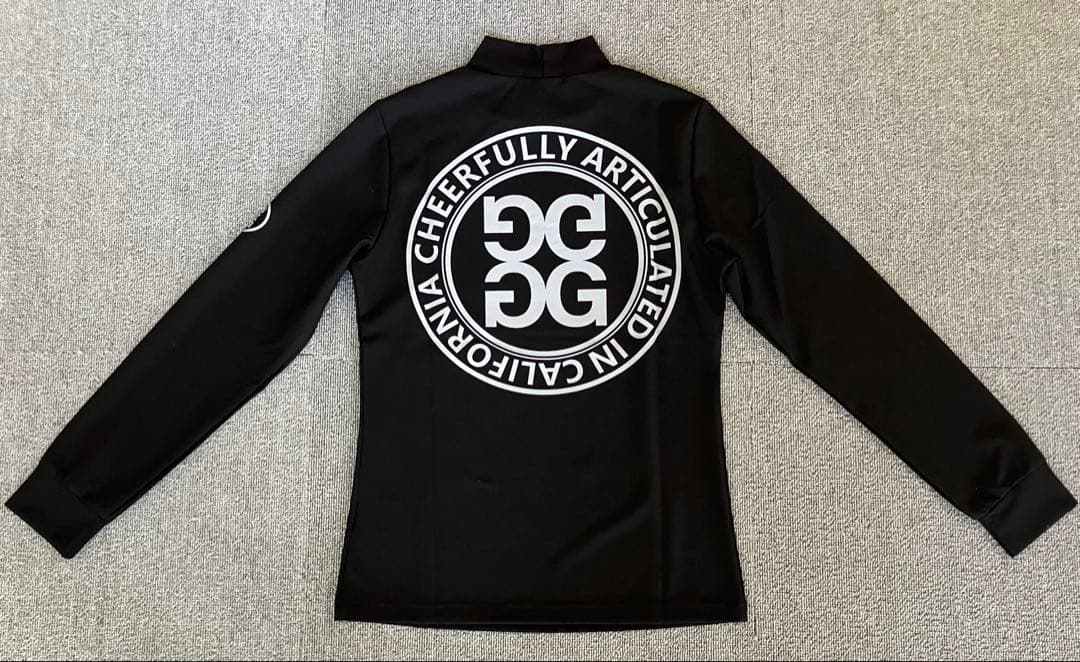 G/FORE ジーフォア レディース Mサイズモックネックロングスリーブ 黒色