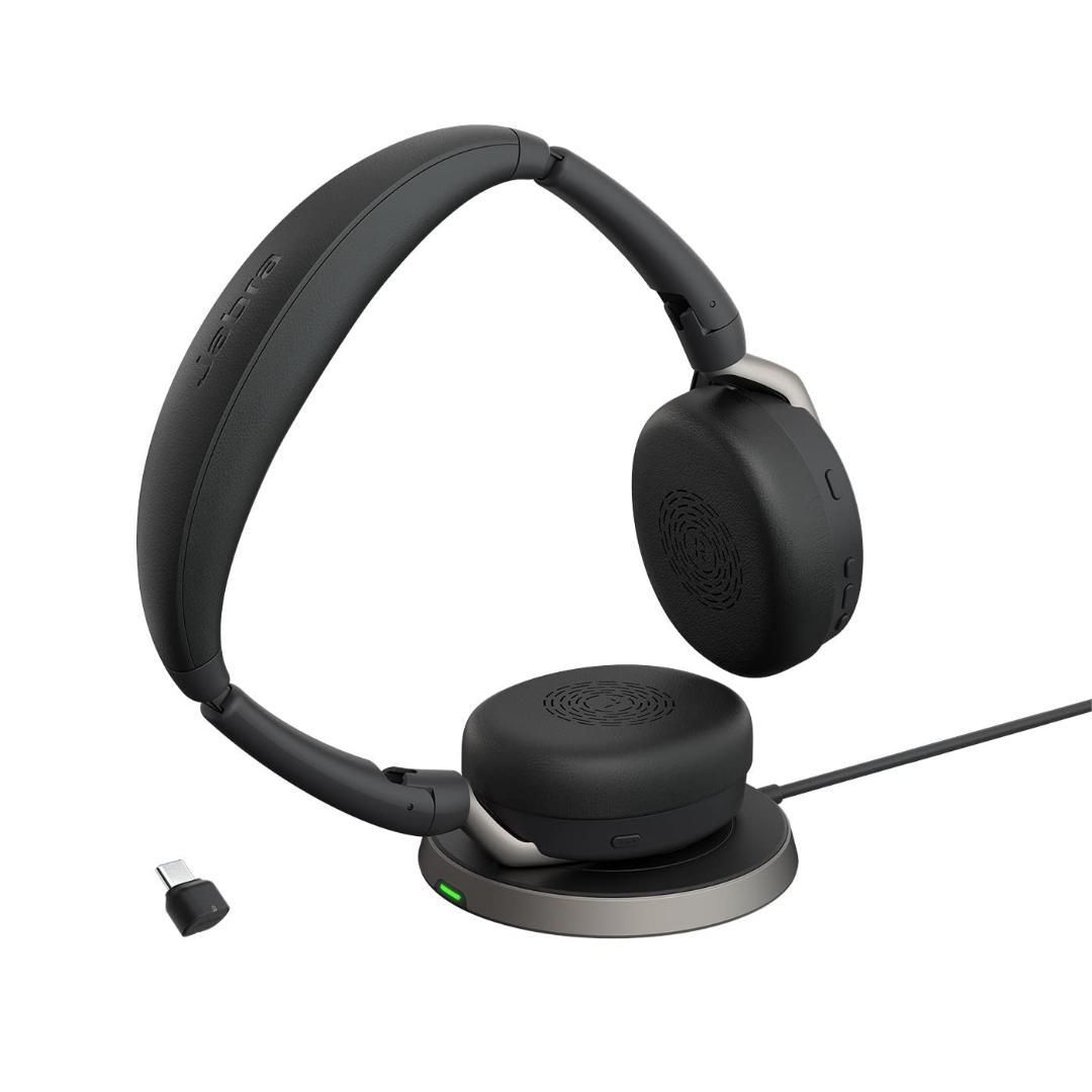 Jabra Evolve2 65 Flex type c 充電スタンド付き