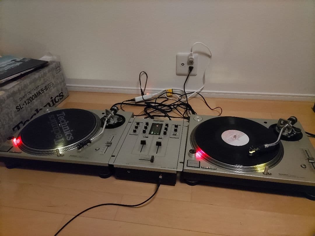 Technics SL1200MK5 (2台) /ミキサー SH-DJ1200