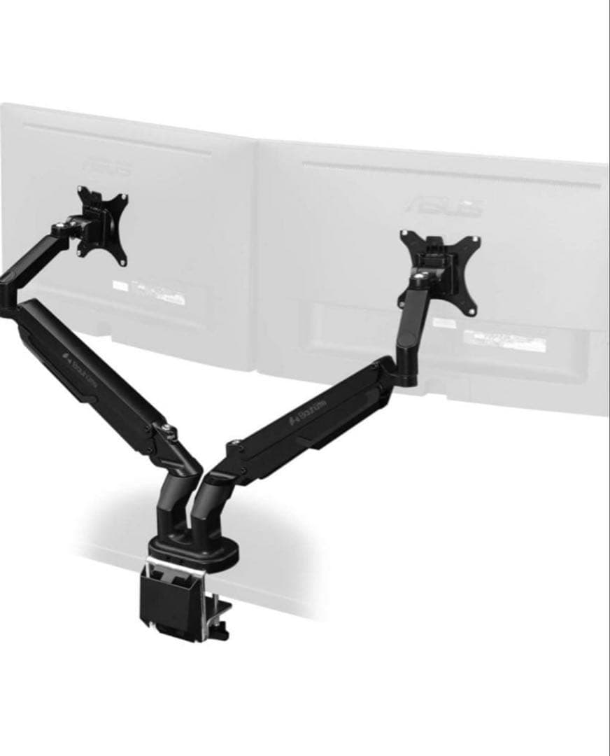 Bauhutte (バウヒュッテ) スリム モニターアーム デュアル