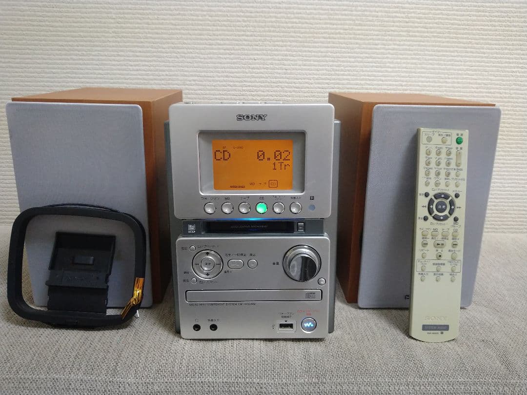 ソニー　ウォークマン・CD・MD・カセットコンポ　SONY HCD-M35WM