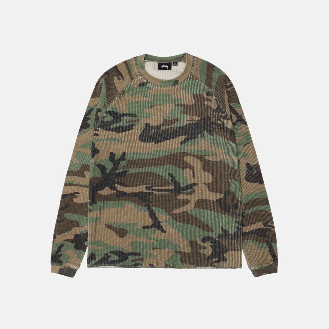 stussy BASIC STÜSSY THERMAL 迷彩サーマル S
