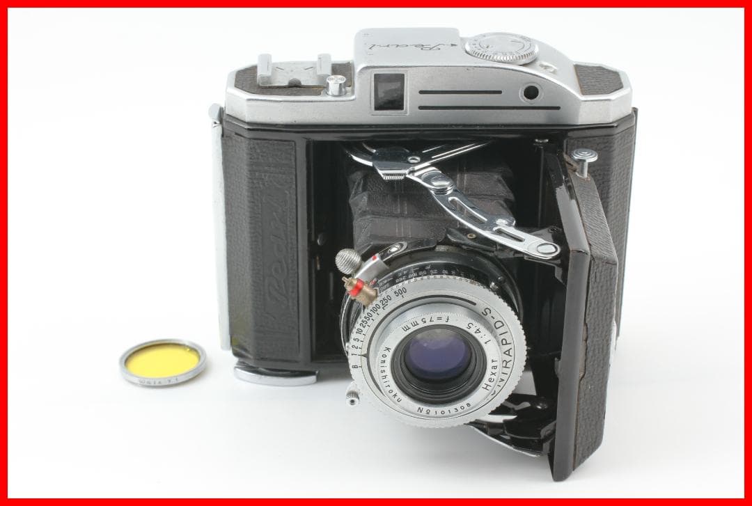 レア　Konica 小西六 Pearl 1950' RS 75mm　#1357