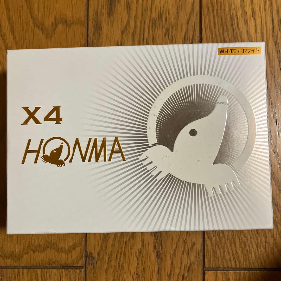 HONMA(ホンマ）ゴルフボールX4カラー ホワイト 2ダースセット24個