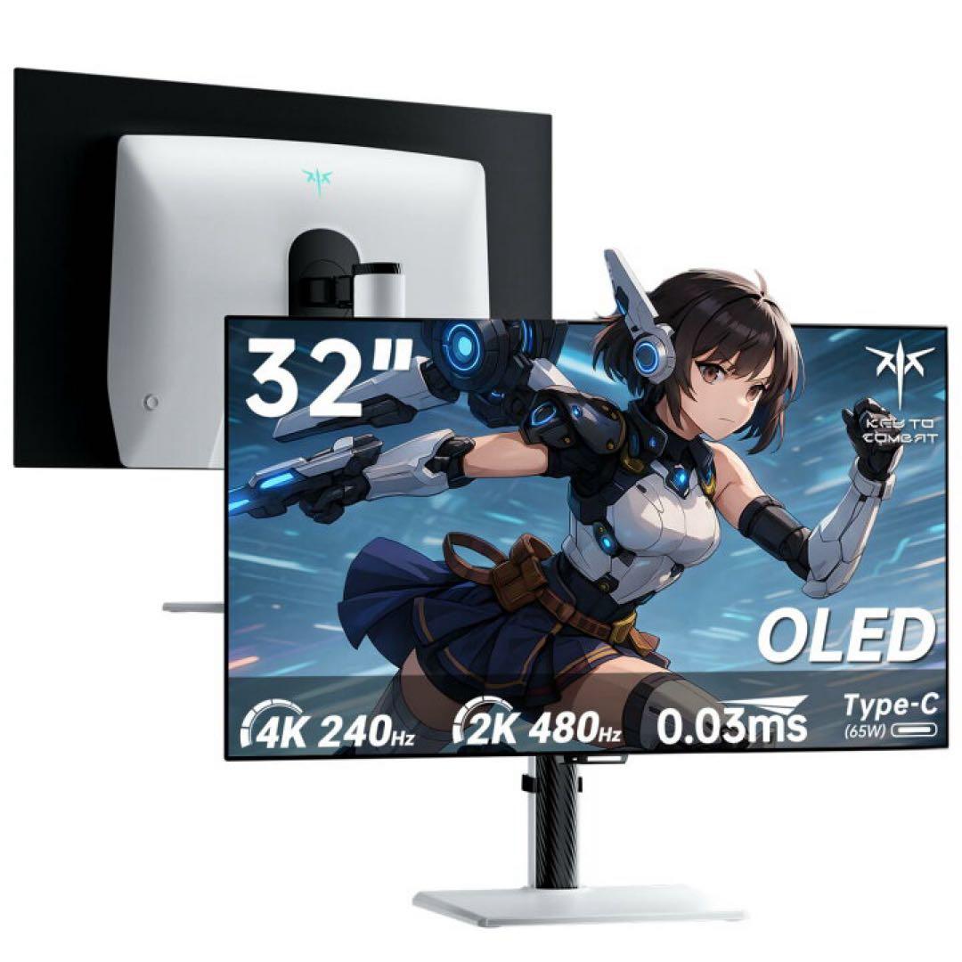 KTC G32P5 32インチ OLED ディスプレイ 4K 240Hz 本体