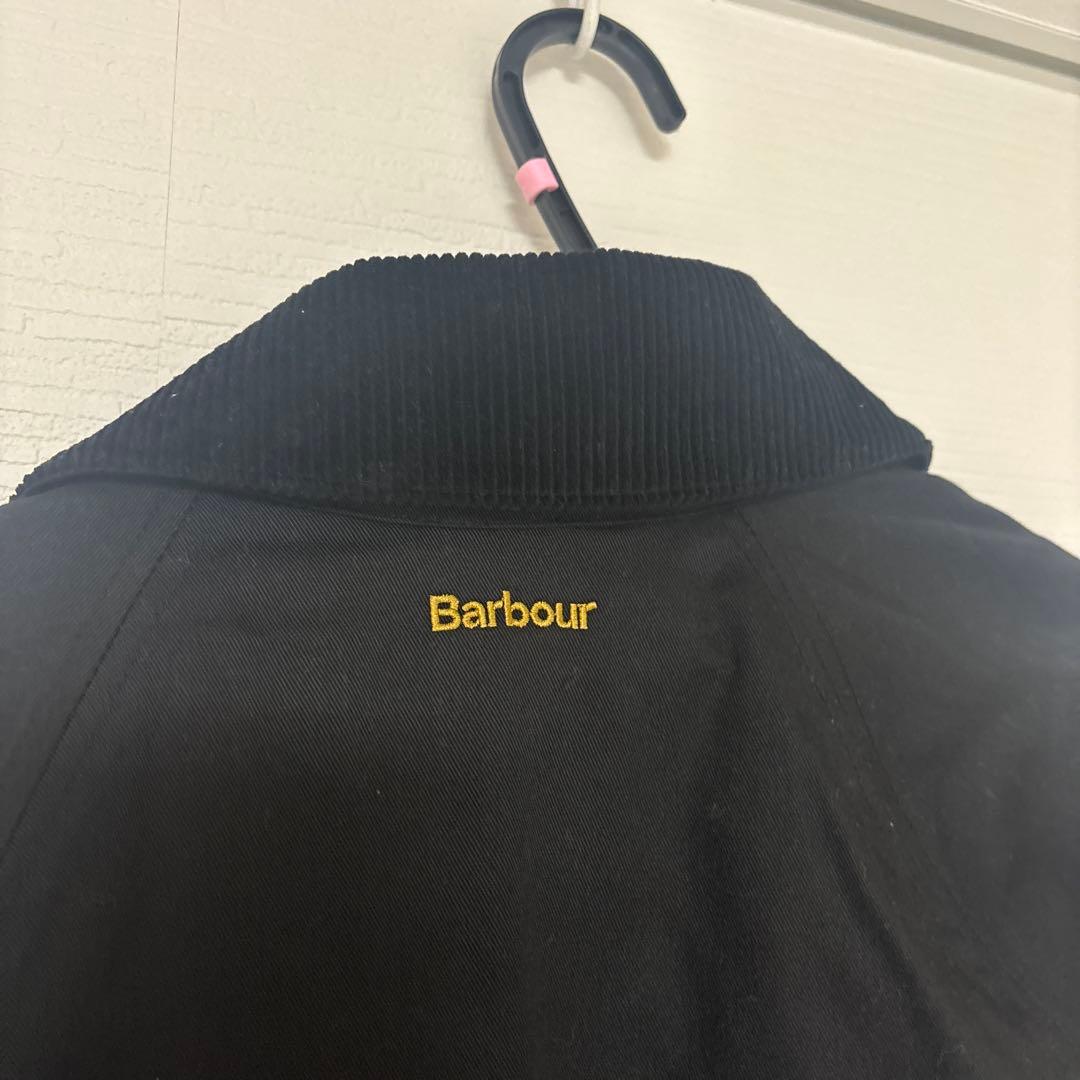 Barbour Winnie ノーカラー ジャケット ブラック 8