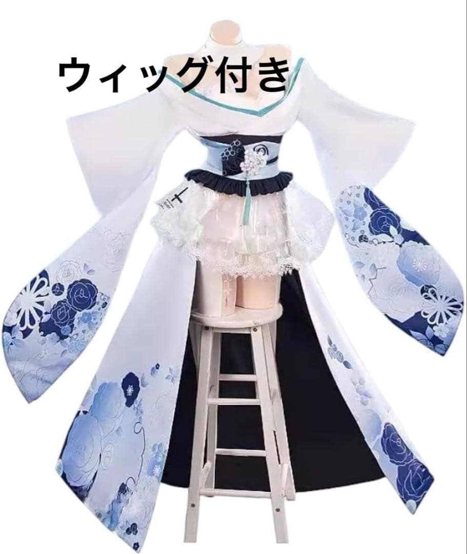 コスプレ　衣装　勝利の女神　NIKKE シンデレラ　和装　ウィッグ　無垢なる誓い