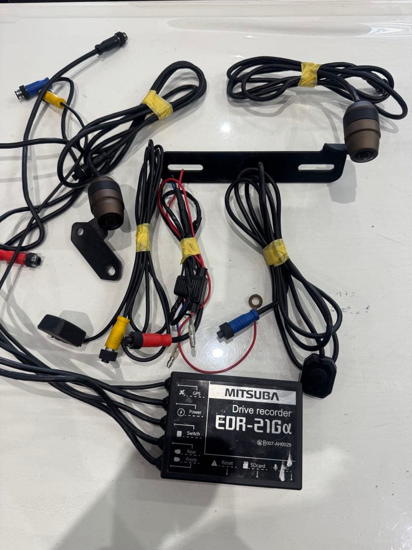 MITSUBAミツバ　バイク用ドラレコ　EDR-21Gα 前後カメラ　GPS