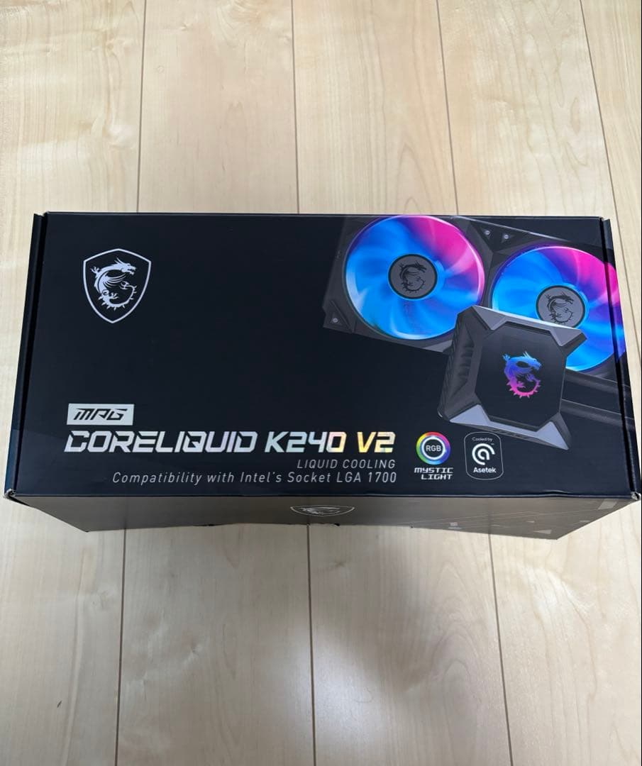 MSI MPG CORELIQUID K240 V2 液体冷却