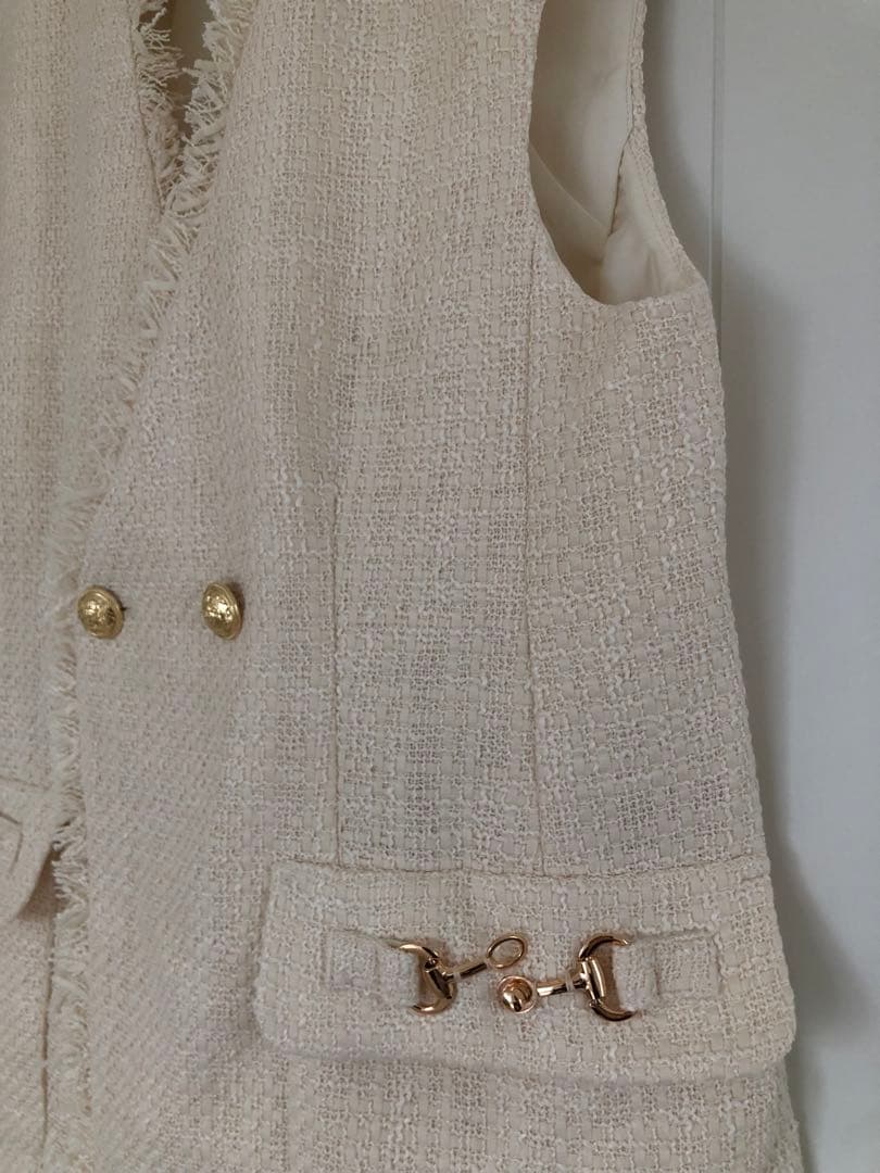 grace continental ルーズツイードジレジャケット