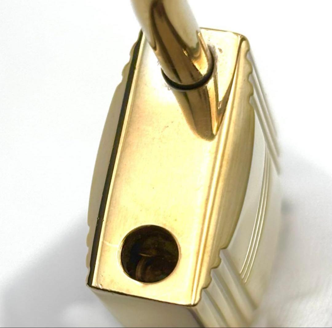 HERMES エルメス カデナ　24Kメッキ　No.114　114番　鍵付き